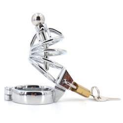 master series asylum 4 stainless steel chastity cage