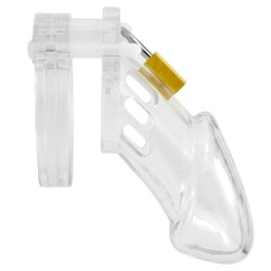 cb 6000 male chastity device clear