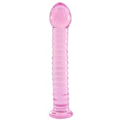 pink glass butt plug