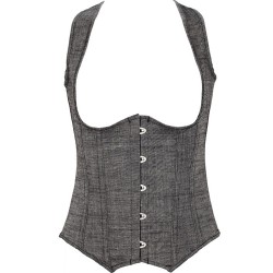 sexy cowboy wear chest up vest bustiers with g string